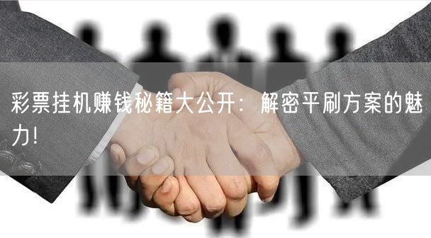 彩票挂机赚钱秘籍大公开：解密平刷方案的魅力！
