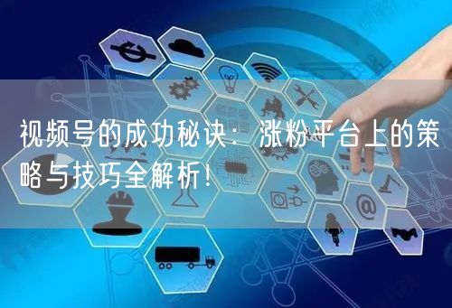 视频号的成功秘诀：涨粉平台上的策略与技巧全解析！